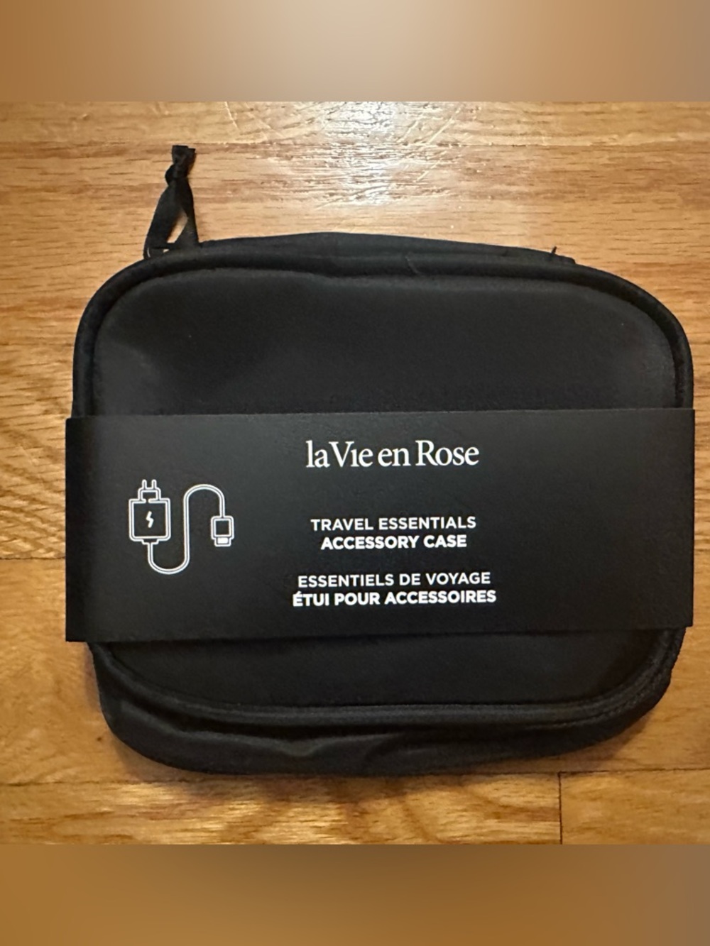 La Vie En Rose Black Accessories Travel Case - Picture 4 of 5